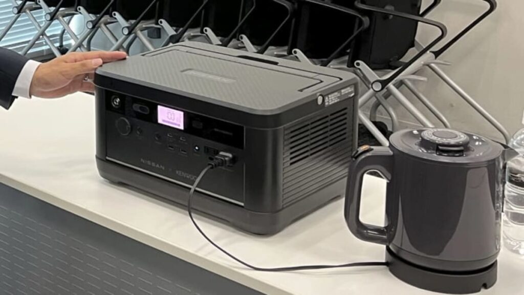 Nissan transforme ses vieilles batteries en génératrice portable