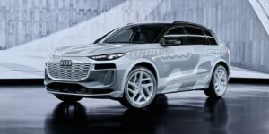 Aperçu de l’Audi Q6 e-tron 2025