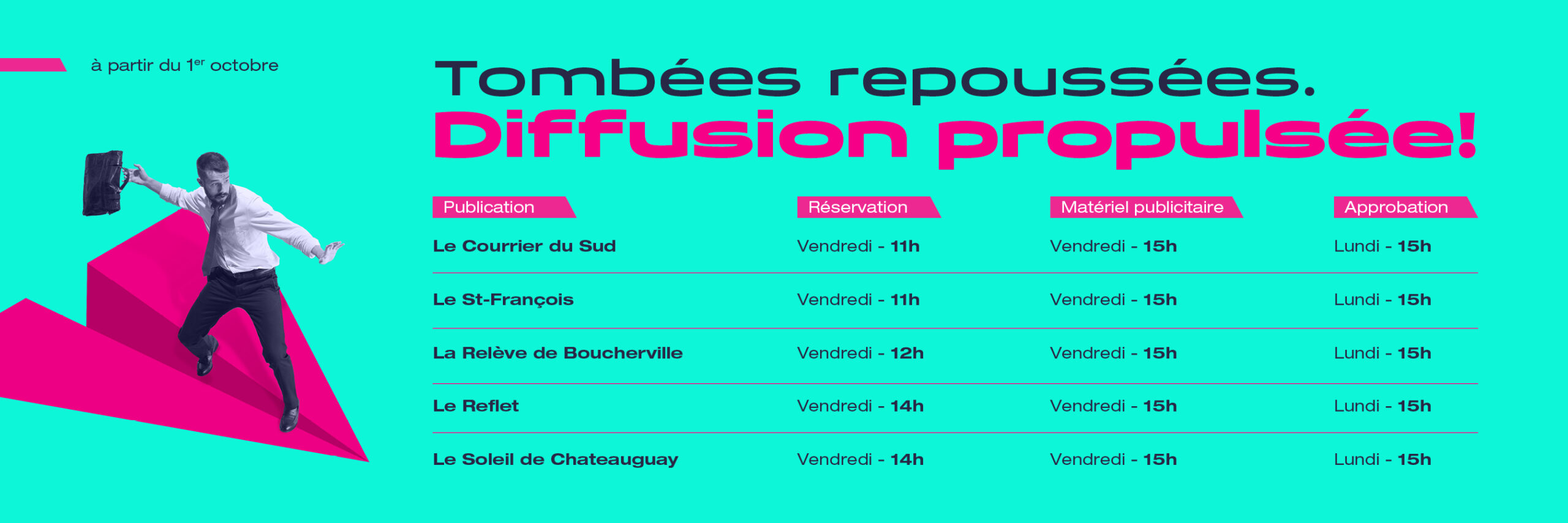 Heures de tombées devancées